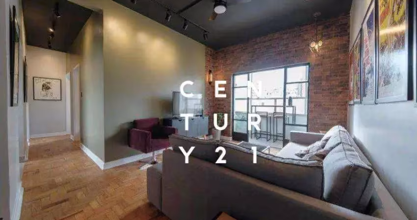 Apartamento reformado retrofit com 2 dormitórios à venda, 73 m² por r$ 695.000 - santa cecília - são paulo/sp