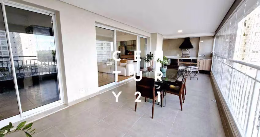 Apartamento com 3 dormitórios à venda, 127 m² por r$ 1.640.000,00 - vila anastácio - são paulo/sp