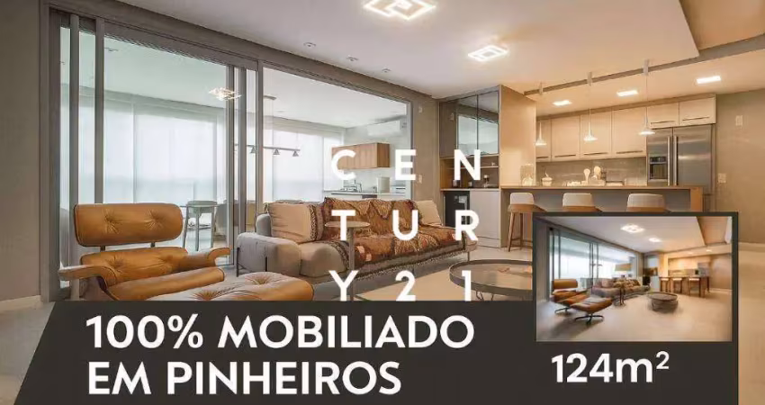Apartamento com 3 dormitórios à venda, 124 m² por r$ 3.800.000,00 - jardim paulistano - são paulo/sp