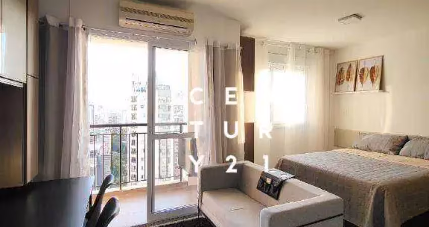 Apartamento com 1 dormitório à venda, 25 m² - pinheiros - são paulo/sp