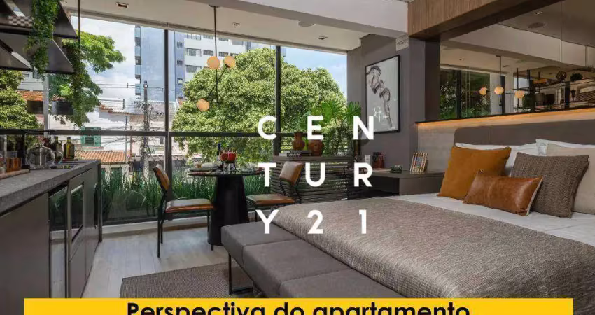 Apartamento com 1 dormitório à venda, 25 m² por r$ 500.000,00 - pinheiros - são paulo/sp