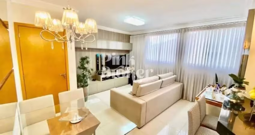 Apartamento de 2 quartos sendo 1 suíte e 2 vagas de garagem localizado no bairro cabral, mg