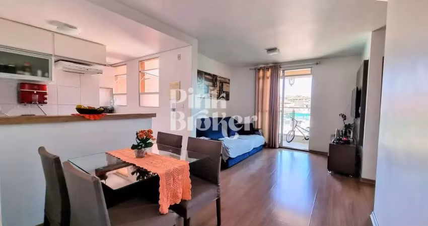 Apartamento à venda 2 quartos sendo um com suíte, varanda e uma vaga sob pilotis no bairro três bar