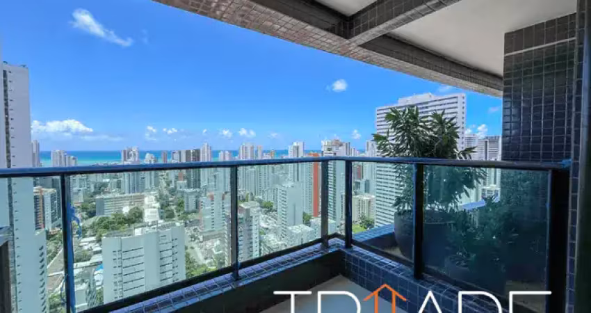 Edf. terraza/3 quartos/2 banheiros/91m²/2 vagas/no coração de boa viagem-oportunidade!