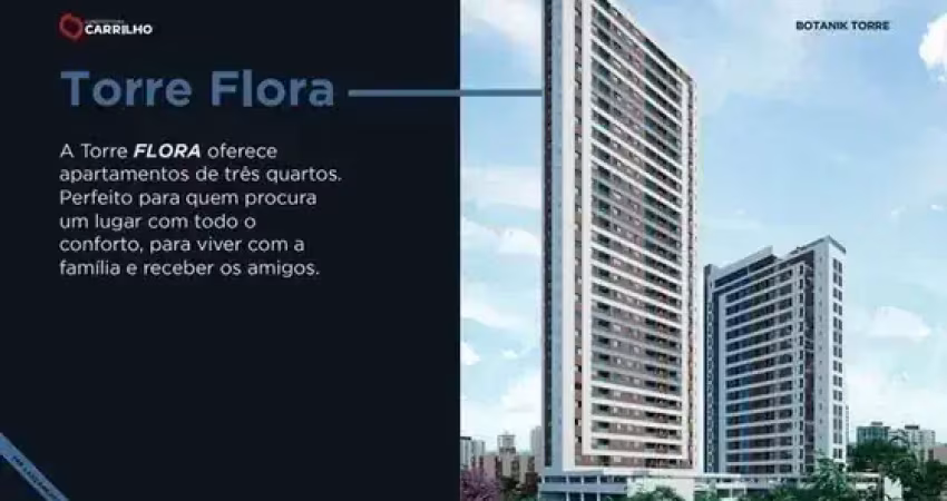 Em-apartamento 3 quartos 1 suíte 76m²  praticidade e conforto na madalena  edf. botanik