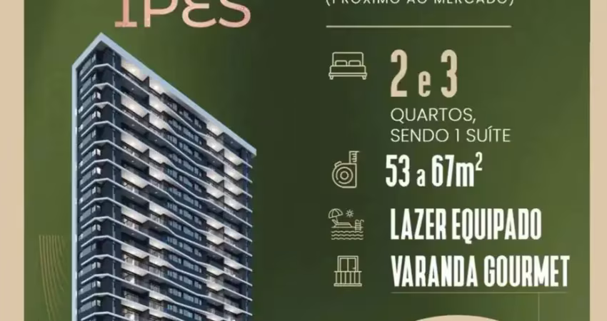 Praça dos ipês  apartamentos de 2 quartos com varanda gourmet e estrutura completa na encruzilhada