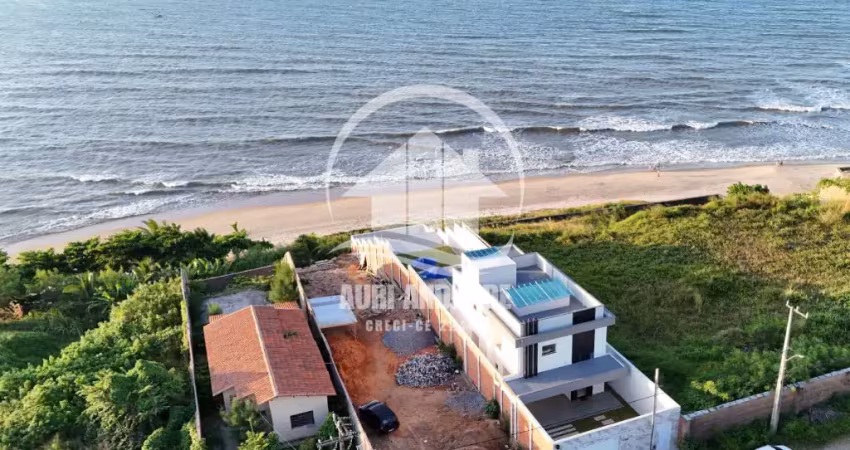 Sensacional casa nova frente mar apenas 15min  de fortaleza no pacheco - caucaia