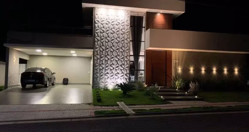 Linda casa de 4 dormitorios no condominio de luxo em arapongas