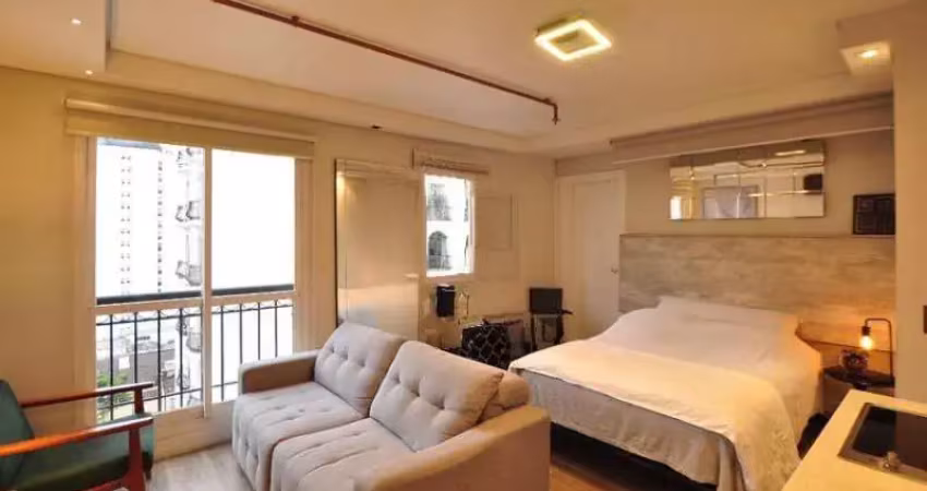 Apartamento de luxo à venda no jardim paulista, são paulo-sp: 1 quarto, 1 suíte, 2 salas, 1 banheiro, 1 vaga, 36m².