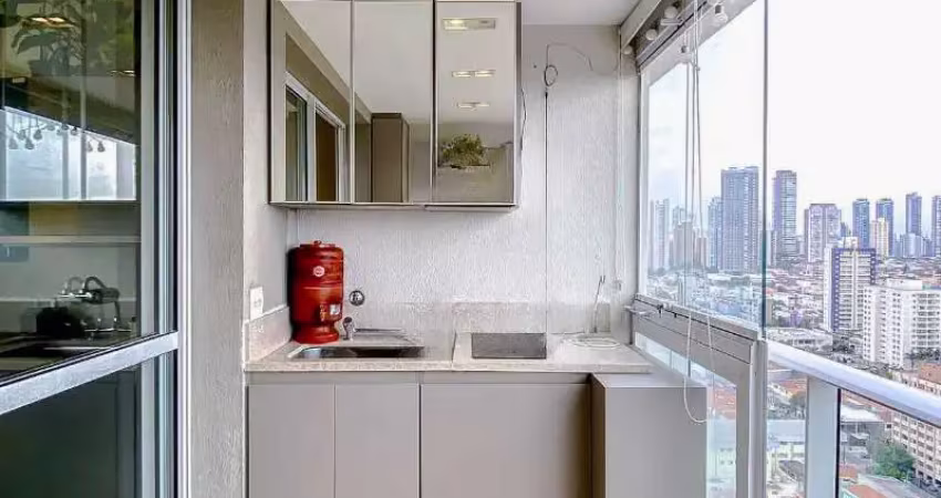 Venda de apartamento de 2 quartos no tatuapé, são paulo-sp: 1 suíte, 3 salas, 1 banheiro, 1 vaga de garagem - 35m²