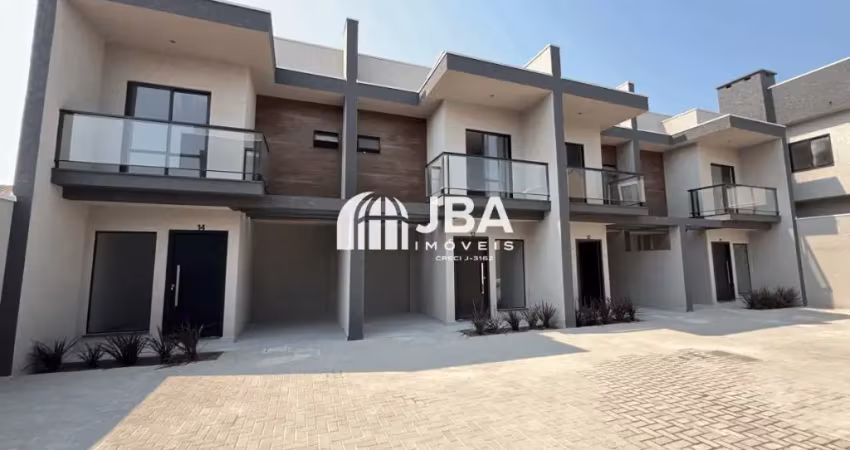 Pinheirinho rd condomínio residencial – sobrados modernos com suíte e churrasqueira, prontos para morar!