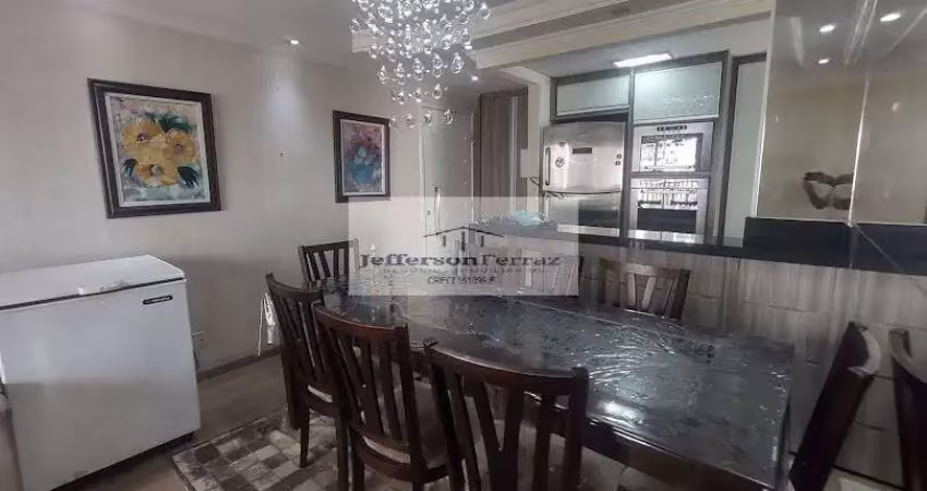 Apartamento 3 dormitórios 1 suíte (mobiliado) condomínio la plaça