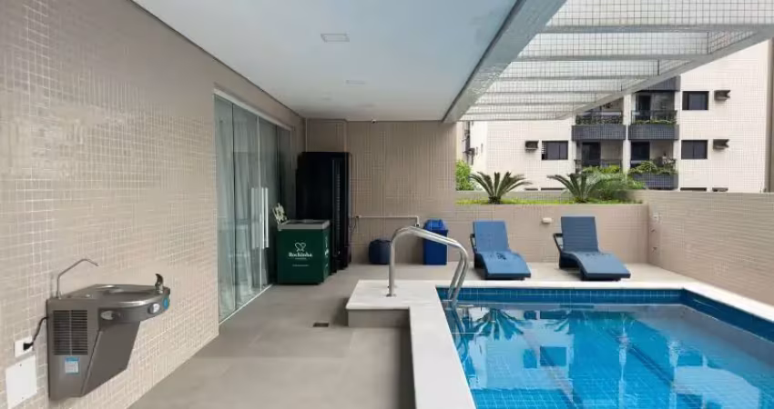 Apartamento de alto padrão com 3 suítes e 136 m² em santos