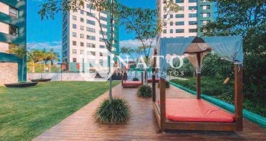 Apartamento mobiliado com 2 quartos, home office e lazer completo – 70m² na praia com vista e estrutura de resort
