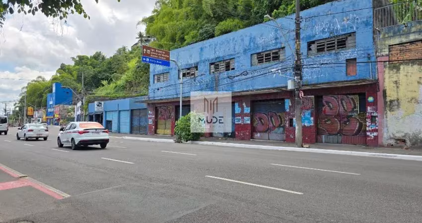 Prédio, lojas comercial com 550 m² - água de meninos, calçada - salvador - bahia