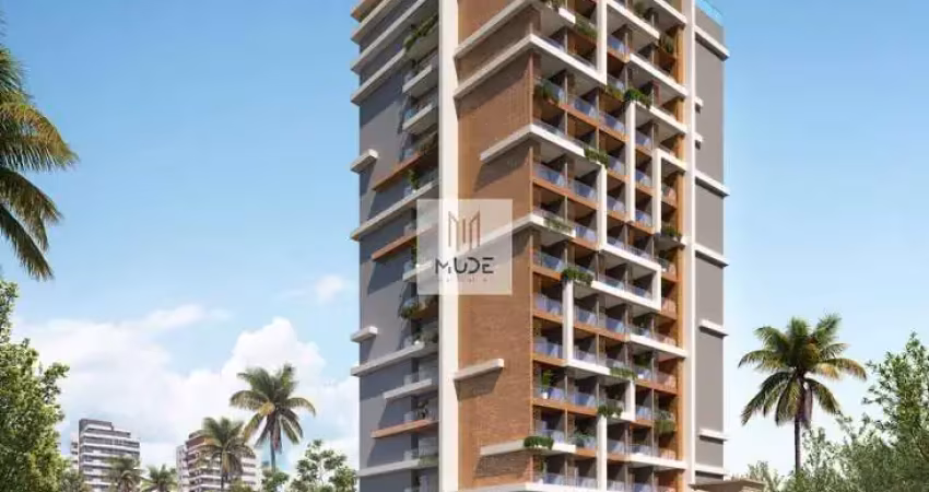 Apartamento à venda em salvador-ba, itapuã: 1 quarto, 1 suíte, 1 sala, 1 vaga, 28,92m² de área. venha conferir!