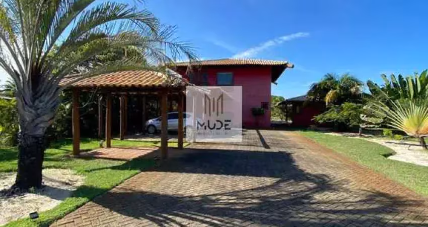 Casa de luxo em condomínio: 5 quartos, 4 suítes, 2 salas - sauípe, mata de são joão-ba - 233,33m²