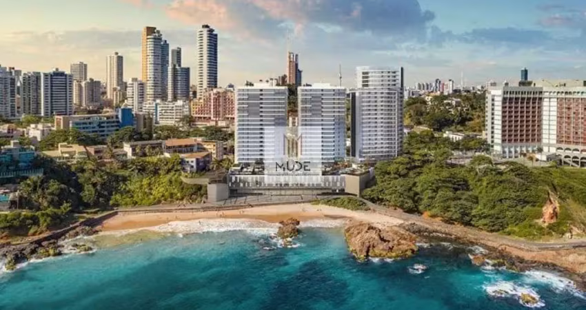 Undae ocean na ondina, salvador-ba: 4 quartos, 4 suítes, 5 banheiros, 4 vagas,245,19m² e 302,99m² de área - vista mar e privativa praia !