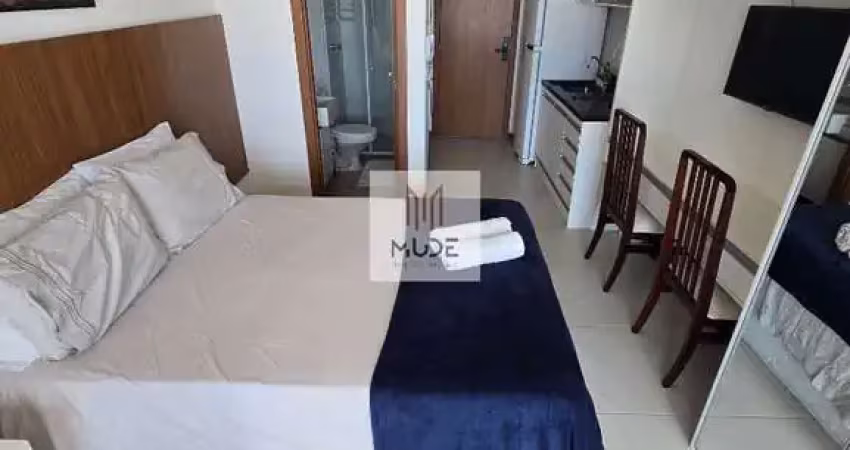 Barra premium studio de 1 quarto com suíte, 24m², vista mar - mobiliado e vaga fixa - localizado na barra, salvador-ba
