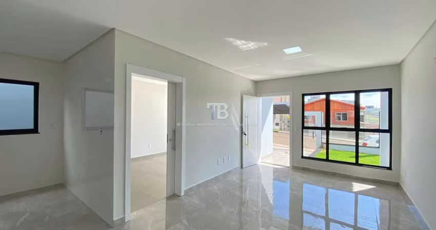 Casa nova e desocupada com 3 quartos e 2 vagas de garagem