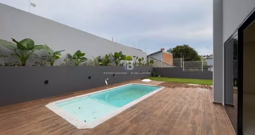 Casa de 3 quartos com piscina e churrasqueira em chapecó, sc
