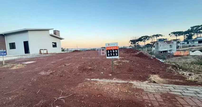 Terreno à venda no bairro água santa com acesso asfaltado em chapecó