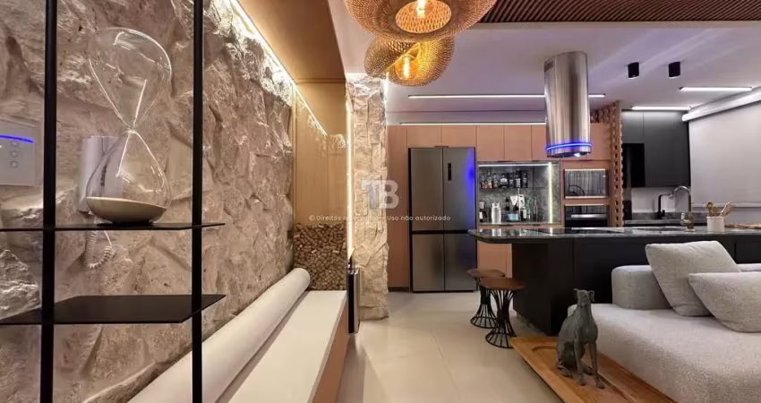 Apartamento mobiliado com 2 quartos e 1 vaga no centro de chapecó