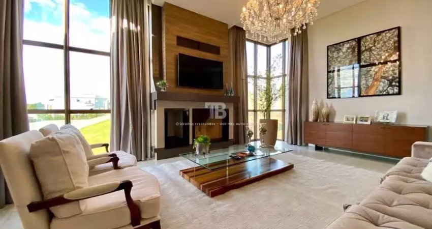 Casa 3 suítes no eco village, chapecó | espaço gourmet e 6 vagas