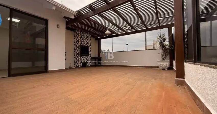 Cobertura semimobiliada com 3 quartos e 2 vagas no centro de chapecó