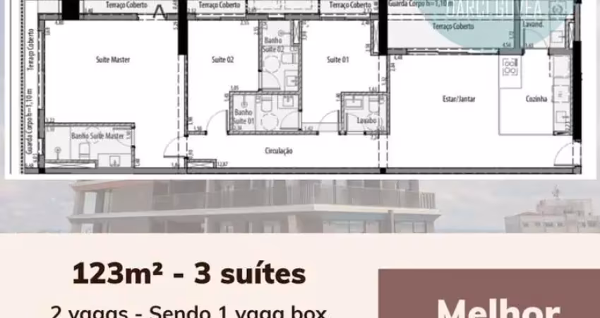 Apartamento à venda na vila madalena, 123m², 3 suítes - sp