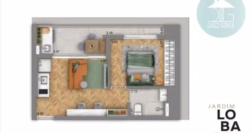 Studio à venda na vila madalena, 41m², 1 dorm, 1 banheiro