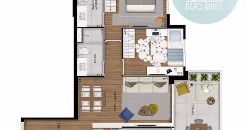 Apartamento com 2 quartos à venda na Barra Funda, São Paulo 