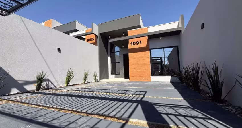 Casa com 76,15m² e ótima sobra de terreno nos fundos