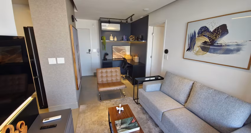 Apartamento de 1 e 2 suítes no boqueirão em santos com vaga demarcada