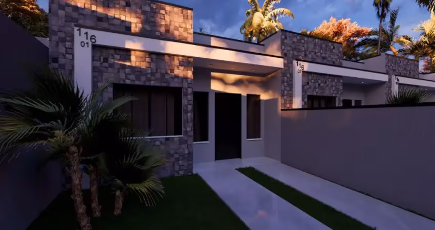 Linda casa no litoral paranaense localizado no balneário ipanema