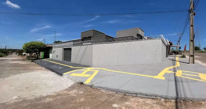 Casa em goiânia, 3 quartos 1 suíte em terreno de esquina