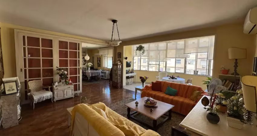 Amplo apartamento, 4 quartos, 184m² no posto 6 - copacabana