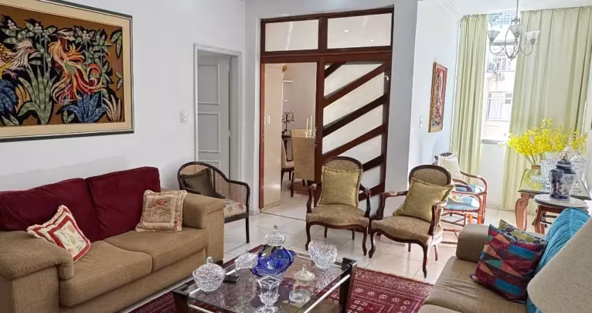Apartamento reformado, 90m2, 3 quartos em copacabana – posto 3