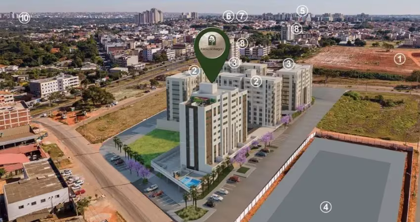 Residencial portal do parque guará ii. coberturas e gardens. pronto e na planta. em das quadras mais promissoras do guará.
