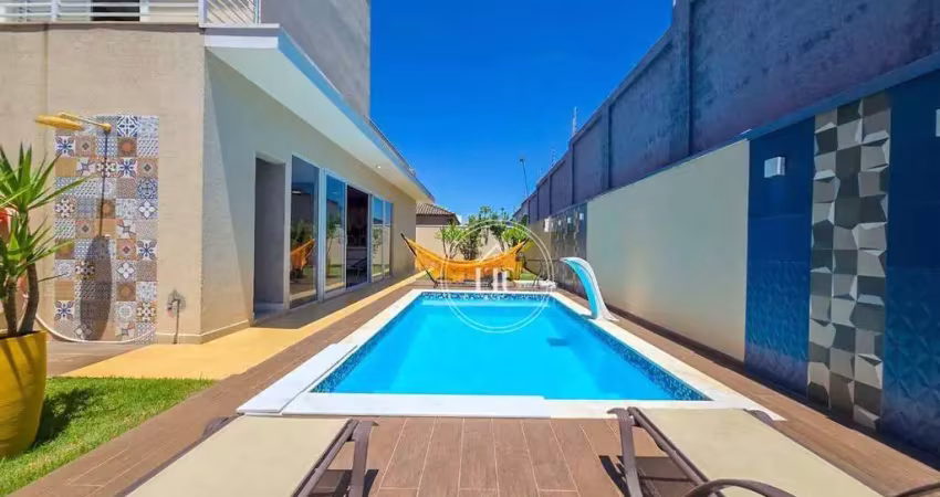 Casa com 4 dormitórios à venda, 327 m² por r$ 1.850.000,00 - condominio fazenda palmeiras imperiais - salto/sp