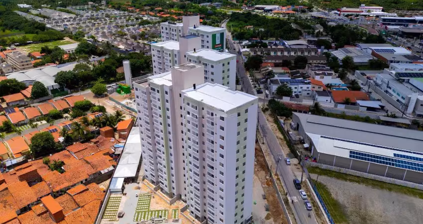 Apartamento 2 quartos com varanda no eusébio – condomínio clube para sua família