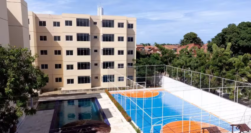 Apartamento novo, pronto para morar na região da grande messejana com 2 quartos, varanda e lazer completo.