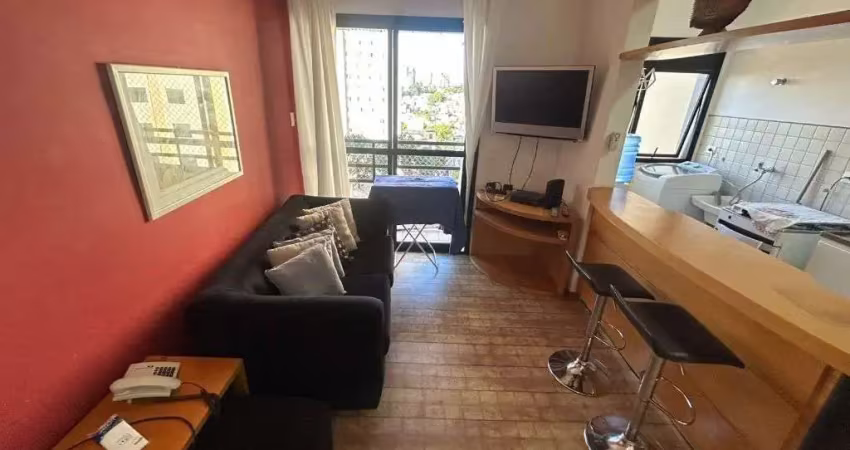 Apartamento com 1 dormitório para alugar, 44 m² por r$ 4.200/mês - chácara inglesa - são paulo/sp
