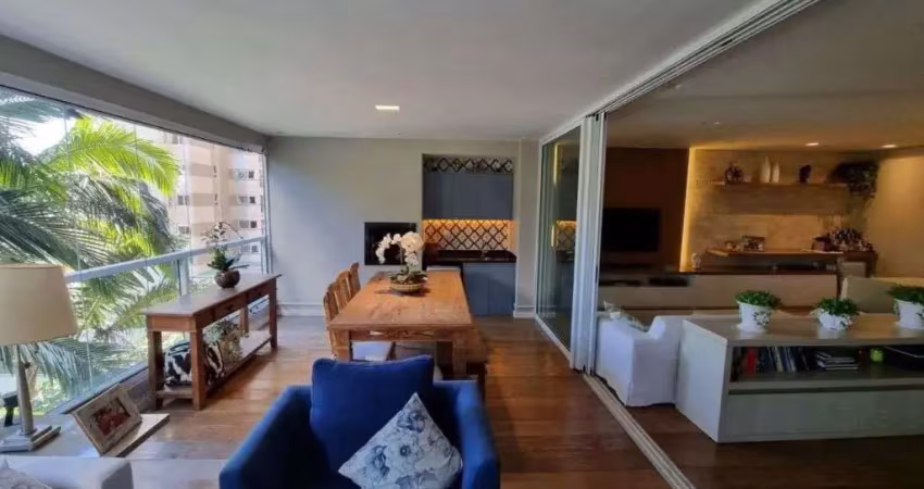 Apartamento com 4 dormitórios à venda, 180 m² por r$ 3.900.000,00 - campo belo - são paulo/sp
