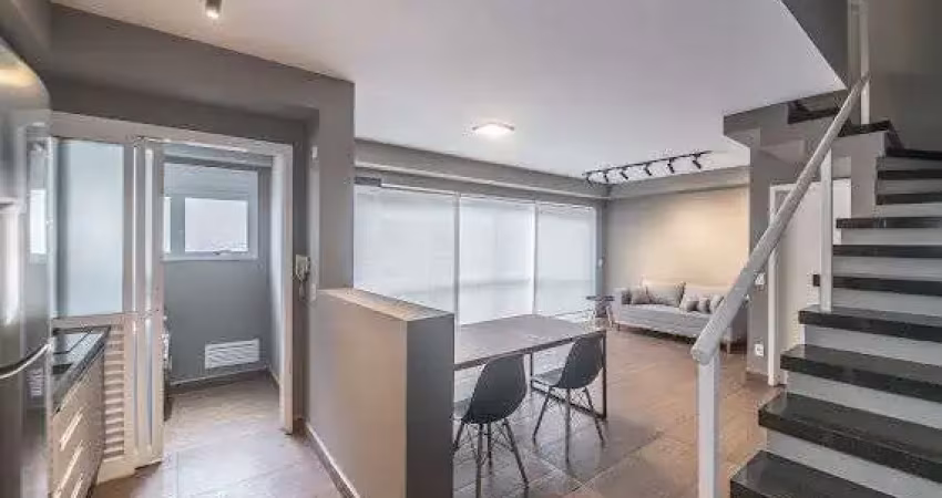 Apartamento duplex com 1 dormitório, 89 m² - venda por r$ 1.780.000,00 ou aluguel por r$ 8.835,00/mês - brooklin - são paulo/sp