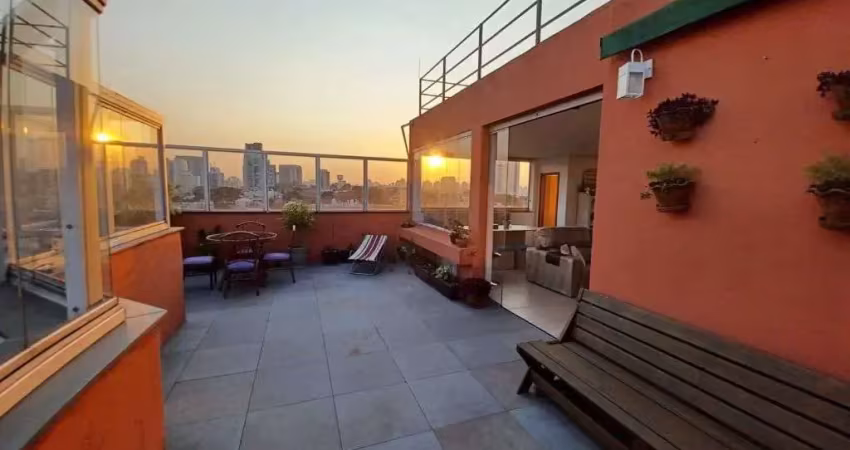 Cobertura com 3 dormitórios à venda, 161 m² por r$ 1.190.000,00 - ipiranga - são paulo/sp