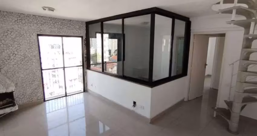 Excelente cobertura à venda em são paulo-sp, na chácara inglesa: 4 quartos, 3 banheiros, 1 vaga de garagem, 112,00m²