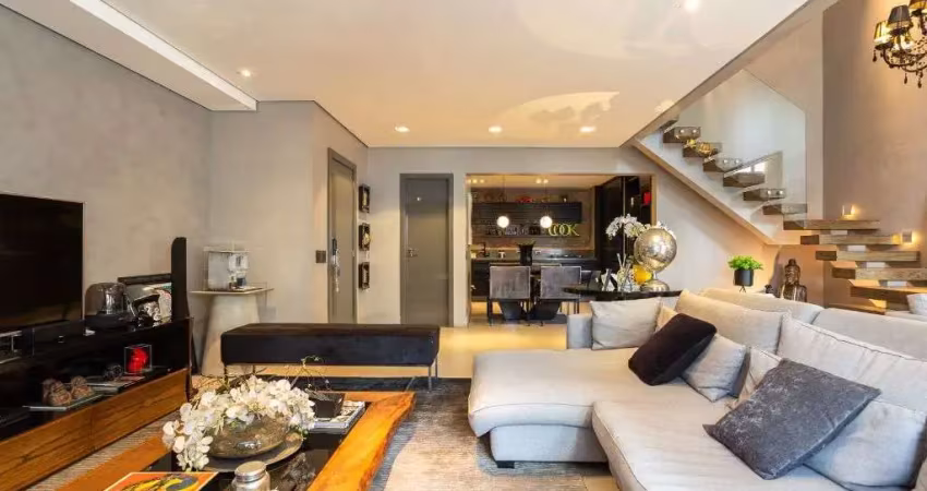 Imperdível apartamento duplex de luxo em moema, são paulo-sp: 2 quartos, 2 suítes, 4 salas, 3 banheiros, 2 vagas, 163m²!