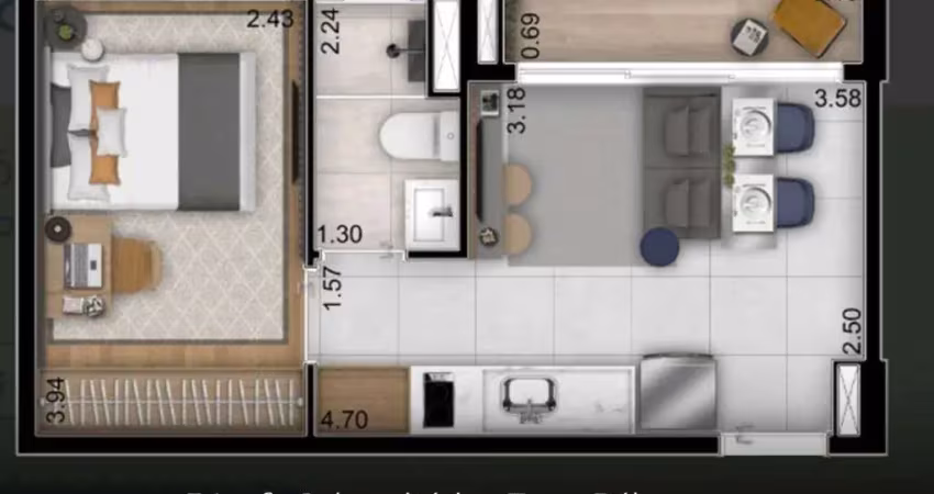 Apartamento com 1 dormitório à venda, 34 m² por r$ 429.000,00 - vila da saúde - são paulo/sp