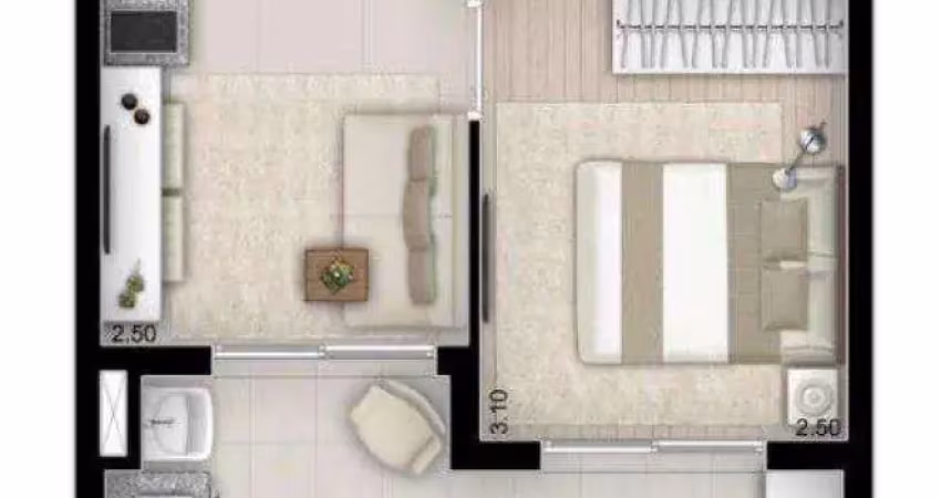 Apartamento com 1 quarto à venda na RuaHelvétia, 980, Campos Eliseos, São Paulo